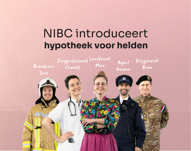 NIBC Hypotheek voor helden voor adviseurs