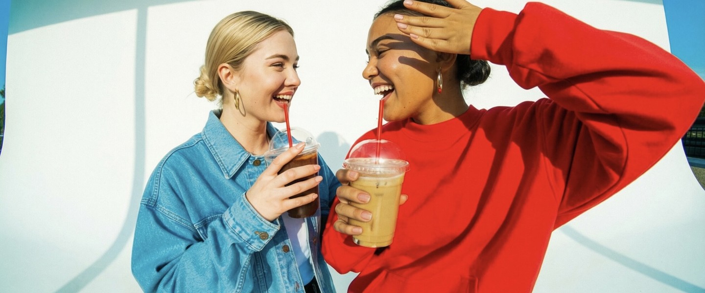 Vriendinnen Zomer Koffie