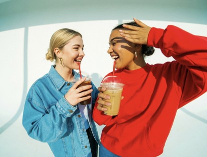 Vriendinnen Zomer Koffie