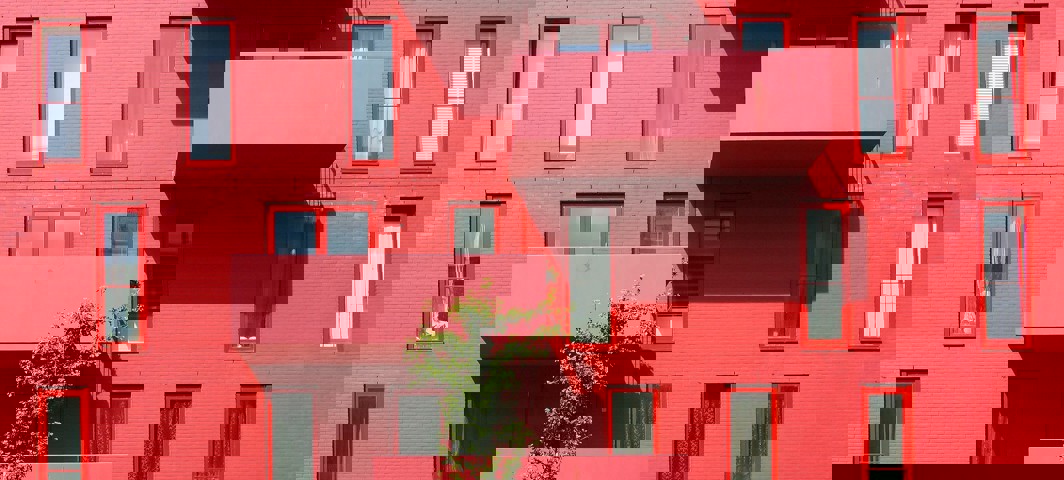 Hypotheek Flat Rood Balkons