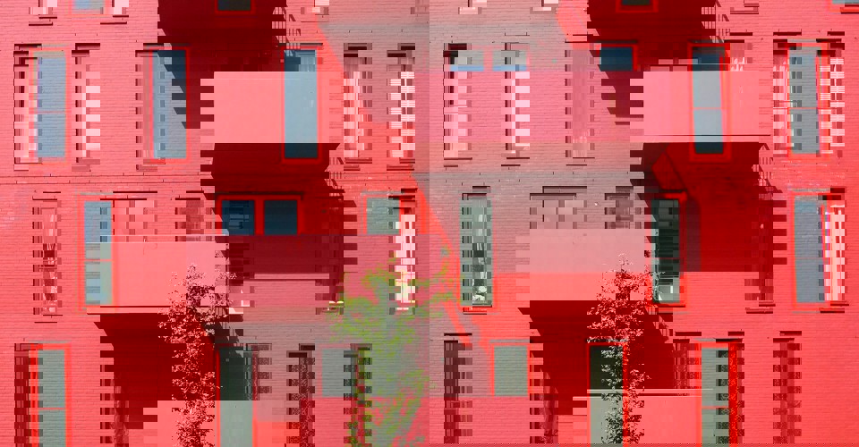 Hypotheek Flat Rood Balkons