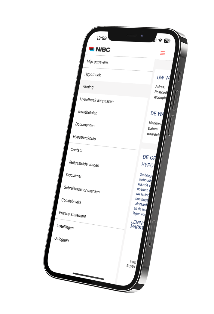 Iphone NIBC Hypotheek App 2