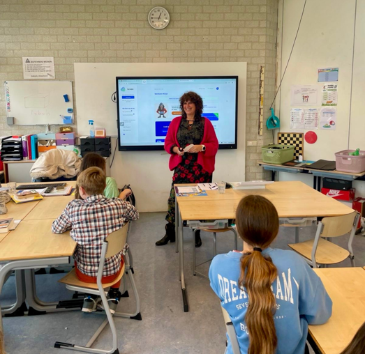 Mirja Bank in de Klas