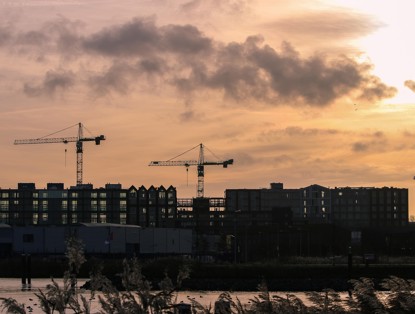 Nieuwbouw Flat Wordt Gebouwd