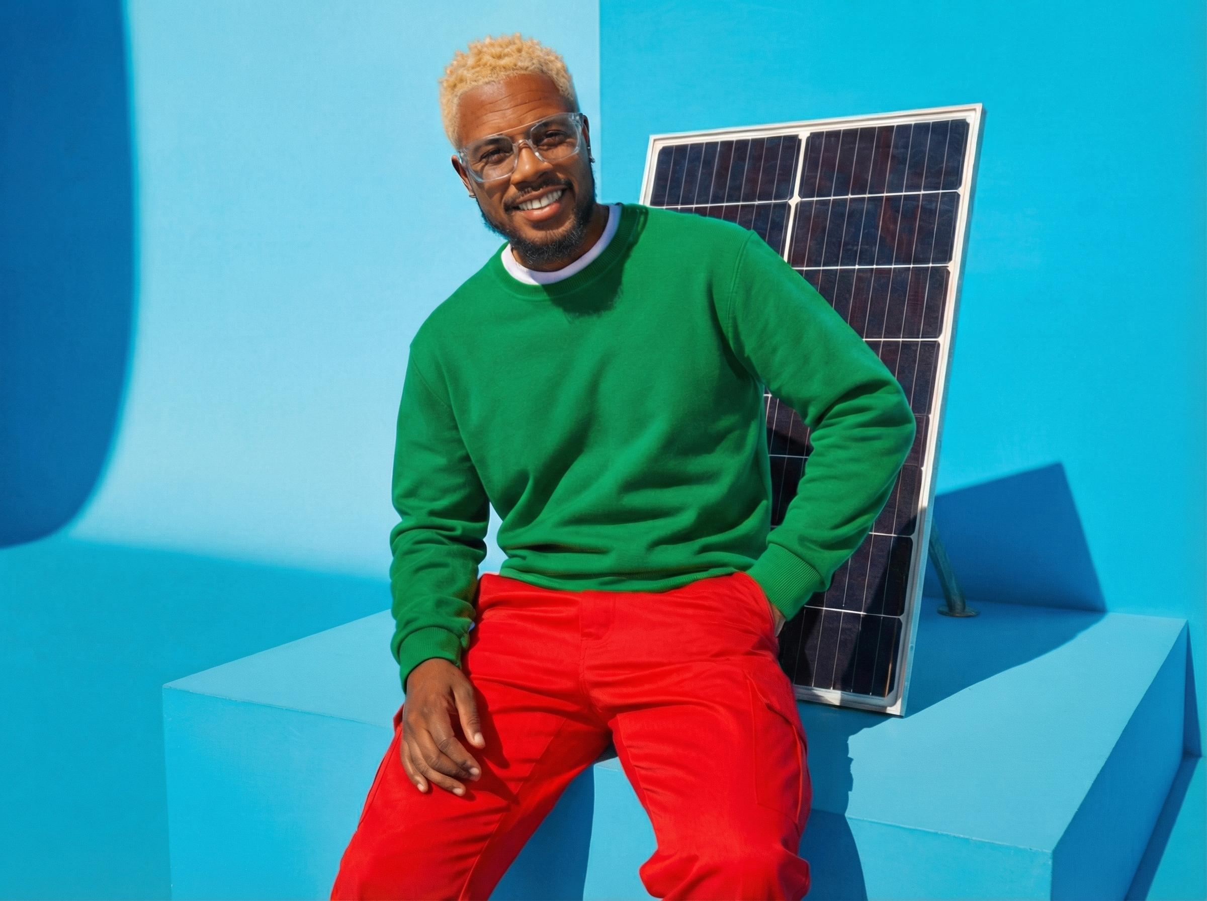 Zonnenpaneel Man 30 2